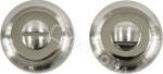 Завертка круглая PALLINI Silver PAL-WC SN/CP матовый никель