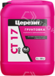 Товар категории Грунтовки: Грунтовка ЦЕРЕЗИТ CT17 PRO 5 л глубокого проникновения
