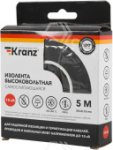 Товар категории Изоленты: Изолента самослипающаяся KRANZ до 10 кВ 25мм x 5 м черная