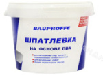 Товар категории Шпаклевки: Шпатлевка на основе ПВА BAUPROFFE белая 5 кг