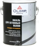 Товар категории Алкидные эмали: Эмаль OLIMP база А 2,7 л глянцевая для бетонных полов